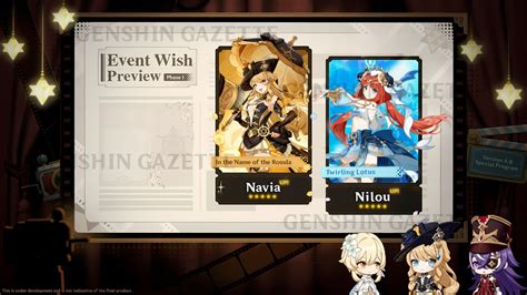 UPDATE 4 8 BANNERS CONFIRMED CHRONICLED WISH NILOU SHENHE NAVIA