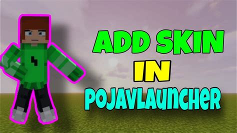 How To Change Skin In POJAVLAUNCHER FREE Viral Minecraft Shorts