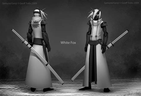 White Fox Turnaround By Dinmoney On Deviantart Samurai Samurai