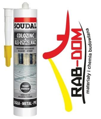 SOUDAL Colozinc 290 Ml Klej Do Blach BEZBARWNY 6249019467 Oficjalne