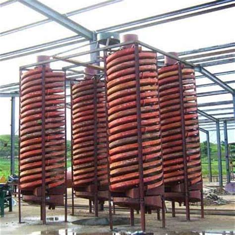 High Recovery Rate Fiberglass Coal Spiral Chute Spiral Concentrator