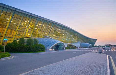 Main International Terminal in Heydar Aliyev Airport Editorial Stock Photo - Image of asia ...