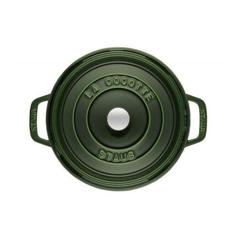 STAUB Cocotte Fonte Ronde 26 Cm Vert Basilic Majolique 5 2 L