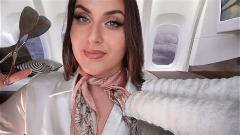 Asmr Deutsch ️ First Class Flug Luxury Flight Attendant Stewardess