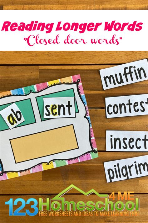 Free Printable Open And Closed Syllables Reading Activity Worksheets Library