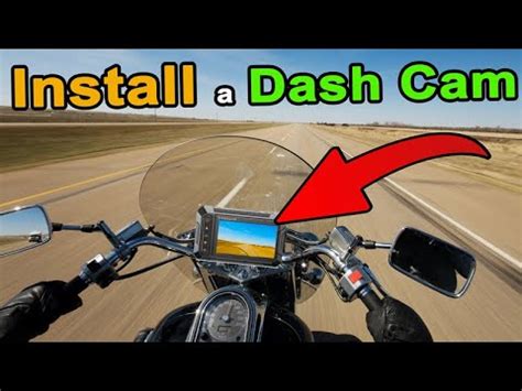 Install Motorcycle Dash Cam On Your Bike Front Rear Facing Cameras