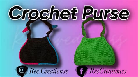 DIY Crochet Purse Crochet Handbag YouTube