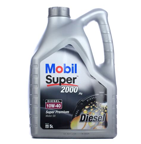 150639 Mobil Super 2000 X1 Olio Motore 10w 40 5l Olio Parzialmente