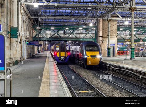 Crosscountry Trains Diesel High Speed Train And Scotrail Electric