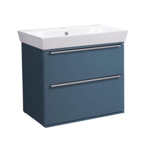 The Roper Rhodes Scheme 600mm Gloss Derwent Blue Wall Mounted Double