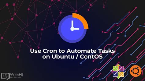 Use Cron To Automate Tasks On Ubuntu LTS CentOS Tutorial