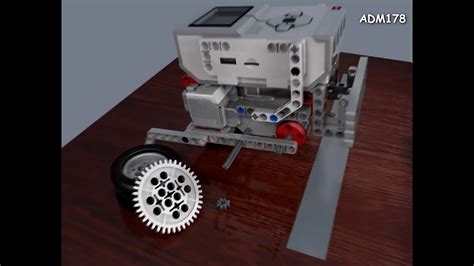 Повышающая и понижающая передача LEGO EV3 - YouTube