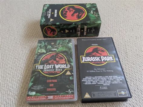 Jurassic Park The Lost World Vhs Video Box Set Eur Picclick It