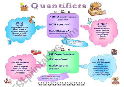 Quantifiers ESL Worksheet By Ilyusha