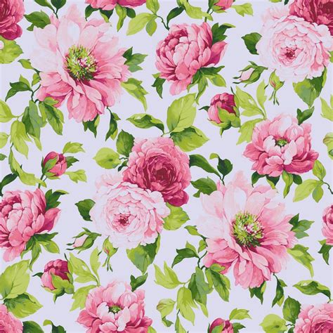 Waverly Inspirations Cotton Duck Width Large Floral Pink Color