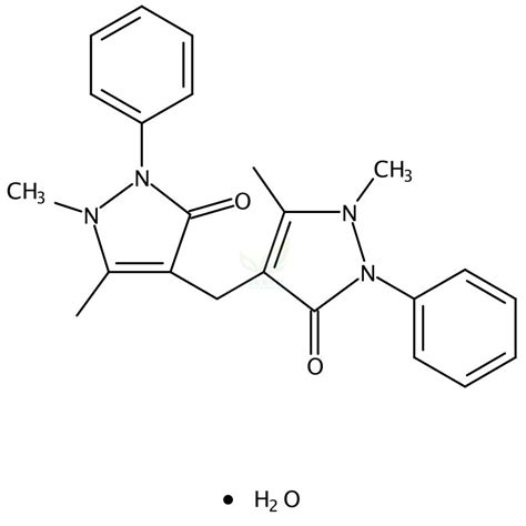 4 4 二安替吡啉甲烷 4 1 5 dimethyl 3 oxo 2 phenylpyrazol 4 yl methyl 1 5