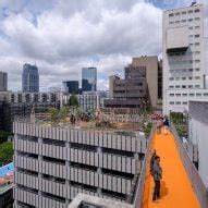 MVRDV Creates 600 Metre Long Walkway That Bridges Rotterdam Roofs