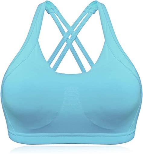 Sport Bhs Für Damen Sexy Gemütlich Reine Farbe Rücken Criss Cross