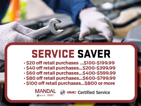 Auto Service Specials Mandal Buick Gmc Near Biloxi