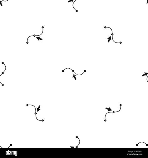 Drawing the curve pattern seamless black Stock Vector Image & Art - Alamy
