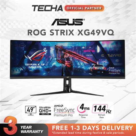 FAST SHIP Asus ROG STRIX XG49VQ 49 4ms GTG 144Hz VA F