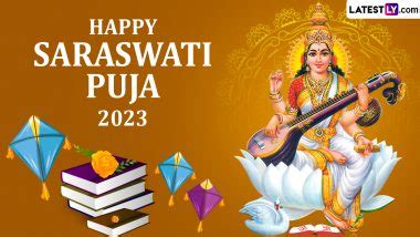 Happy Saraswati Puja 2023 Wishes Basant Panchami Images Send Vasant