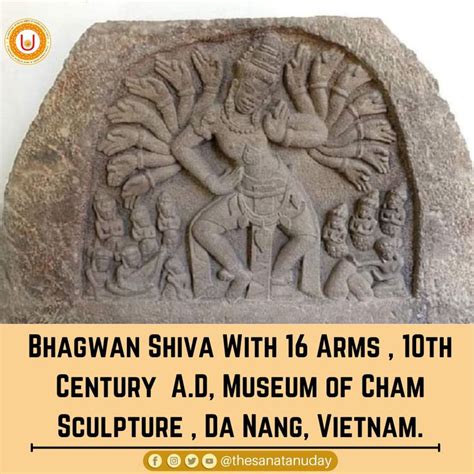 Lord Shiva With Arms In Museum Of Cham Sculpture Da Nang