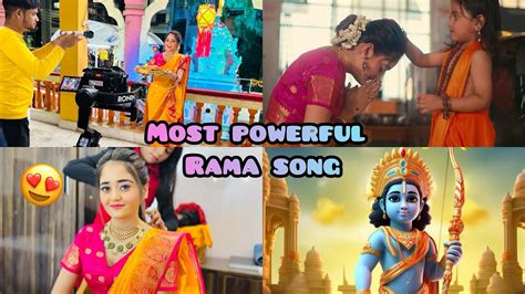 Bts 🩷most Powerfull Lord Ram Music Video Song Shoot By Bindass Kavya🔥