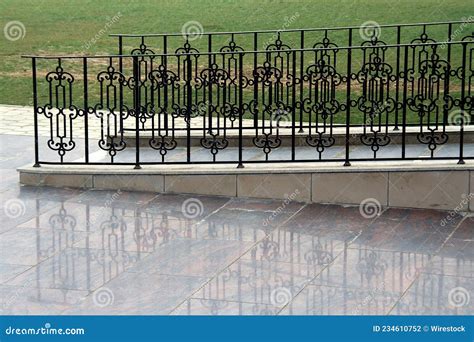 Passage With Iron Barricades In India Stock Photo Image Of Park