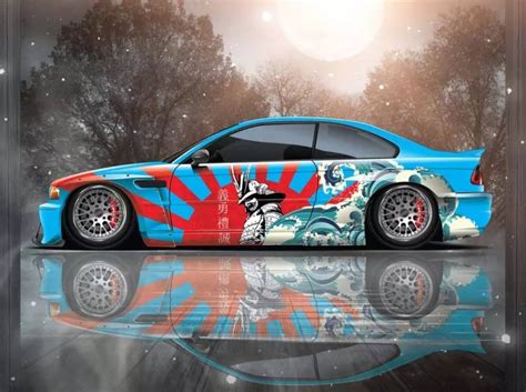 The Last Samurai Car Livery Japanese Art Car Wrap Cast Vinyl Etsy