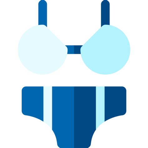 Bikini Basic Rounded Flat Icon