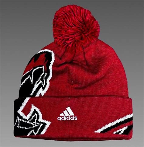 Nwt Adidas Nhl Arizona Coyotes Pom Beanie Ebay