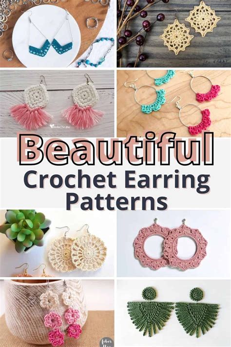 20 Beautiful Crochet Earrings Patterns To Make Today Crochet Earrings