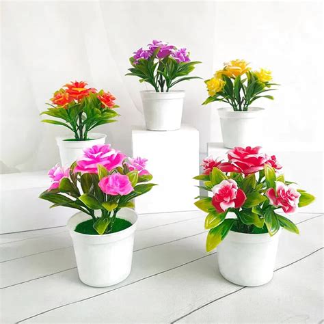 Fausse Fleur En Pot Fausses Fleurs