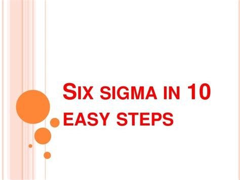 Six Sigma Simply Explained