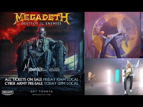 Megadeth Tour Destroy All Enemies Tour W Mudvayne And All That