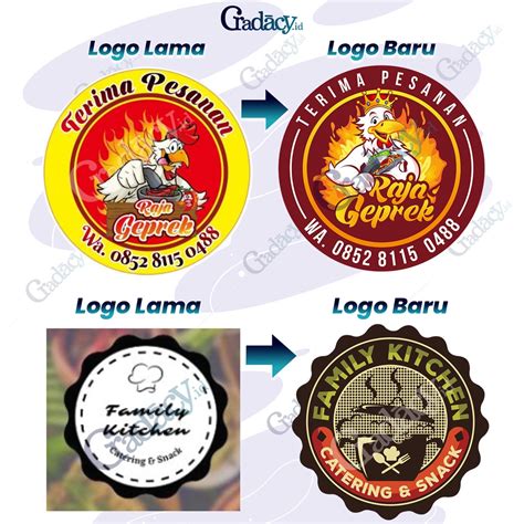 Jual Jasa Redesain Logo Atau Desain Ulang Logo Baru Logo Maskot Produk Usaha Olshop Umkm