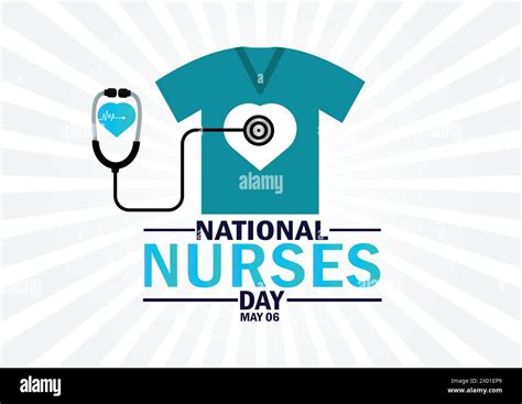 National Nurses Day Vector Illustration May 06 Holiday Concept