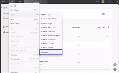 How To Create A Blank Pdf Computer And Mobile Updf