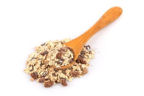 Cereales Sanos Del Muesli Del Granola De La Avena Imagen De Archivo