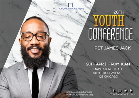 Youth Conference Template Postermywall