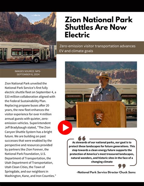 Zion National Park Electric Shuttles are Now Electric - Utah Clean