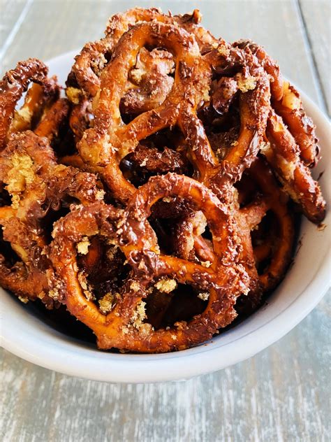 Smoked Butter Toffee Pretzels If You Give A Girl A Grill