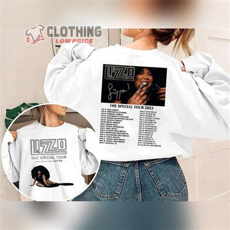 Lizzo Pop Singer The Special Tour 2023 Merch Lizzo Tour Shirt Lizzo