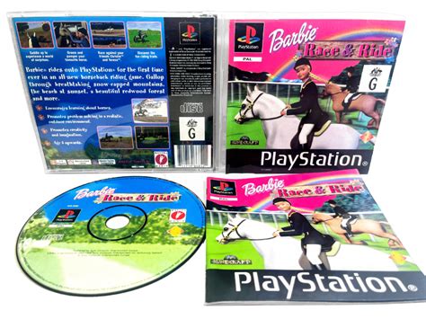 BARBIE Race Ride PS1 MINT COMPLETE Appleby Games