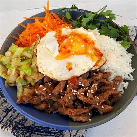 Korean Rice Bowl (Bibimbap) | With A Blast