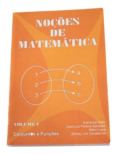 Noções De Matemática Aref Vol 1 à Venda Em Feira De Santana Bahia Por