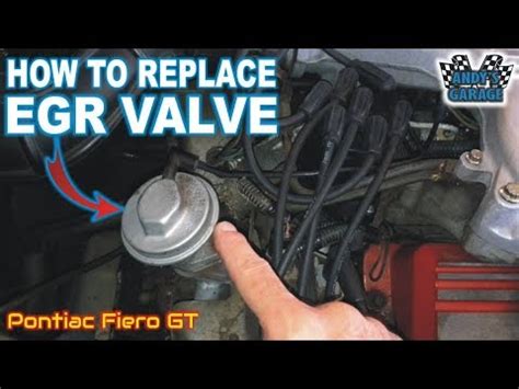 How To Replace EGR Valve Fiero GT Andys Garage Episode 107