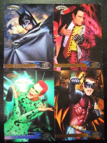 Complete Set Target Fleer Ultra Batman Forever Trading Card Set