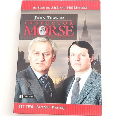 Inspector Morse Set Two Last Seen Wearing Dvd 3 Disc Set John Thaw